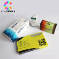 Custom Waterproof laser PET 10ml vial holographic adhesive labels hologram box